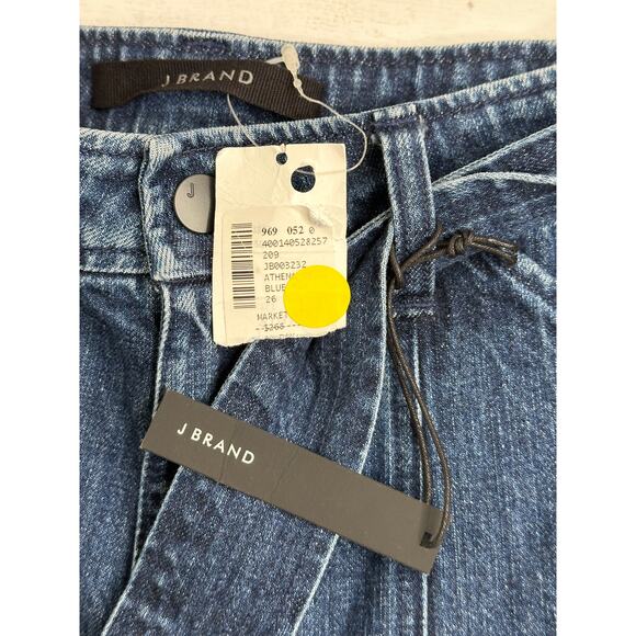 J Brand New! Athena Utility Tie Waist Jeans Blue Dark Wash Casual Stretch 26 - Picture 7 of 16